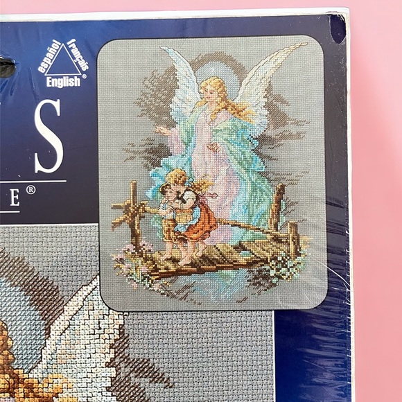 Janlynn Guardian Angel Counted Cross Stitch Kit - Picture 3 of 4